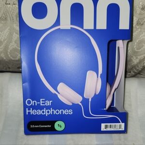ONN Pink On-Ear Headphones